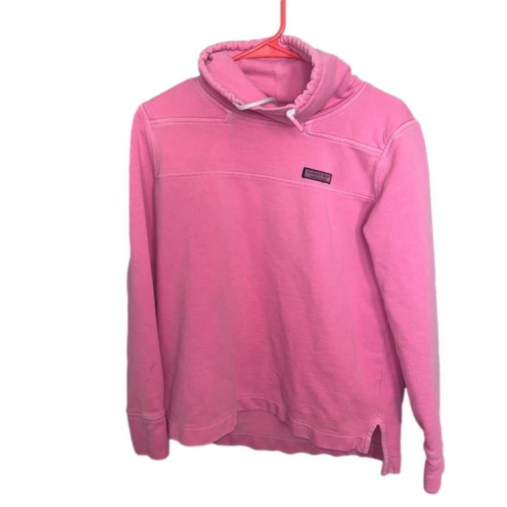 Vineyard Vines Pink Turtleneck Pullover